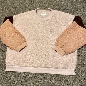American Eagle Sherpa Crewneck